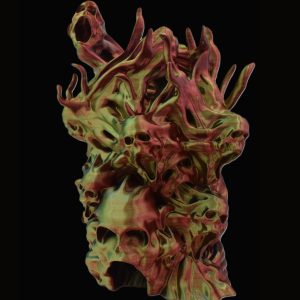 Spectral Curse: Damned Souls 3D Printed Dice Tower