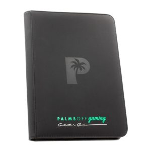 Palms Off Gaming - Collector's Series 9 Pocket Zip Trading Card Binder - Black