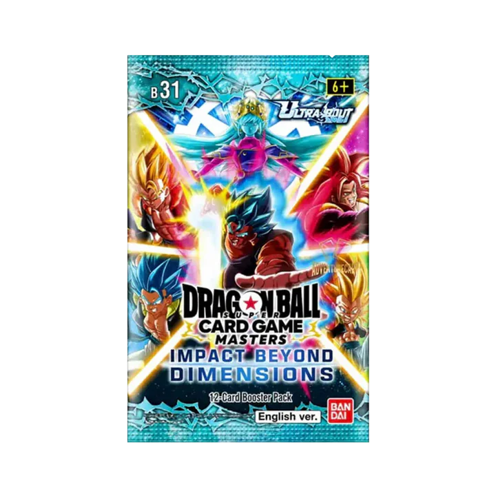 Dragon Ball Super CG Masters - Ultra-Bout Series Set 04 - Impact Beyond Dimensions (B31) - Booster Pack